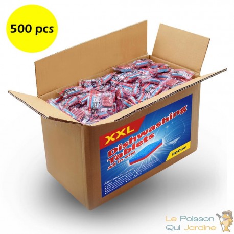 Tablettes pour Lave Vaisselle en Gros. 500 pastilles de nettoyages multi fonctions pour lave vaisselle