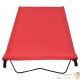 Lit de Camp Rouge 180 cm de long. Ideal camping, caravaning, vanlife, expédition