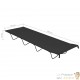 Lit de Camp Noir 180 cm de long. Ideal camping, caravaning, vanlife, expédition