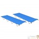 2 Lits de Camp Bleus 180 cm de long. Ideal camping, caravaning, vanlife, expédition