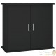 Meuble Noir Pour aquariums de 80 X 30 cm. 2 Portes Support solide et stable pour auqariums