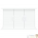 Meuble Blanc Pour aquariums de 100 X 40 cm. 3 Portes Support solide et stable pour auqariums