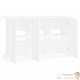 Meuble Blanc Pour aquariums de 100 X 40 cm. 3 Portes Support solide et stable pour auqariums