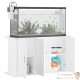 Meuble Blanc Pour aquariums de 100 X 40 cm. 3 Portes Support solide et stable pour auqariums