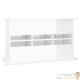 Meuble Blanc Brillant Pour aquariums de 100 X 40 cm. 3 Portes Support solide et stable pour auqariums