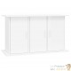 Meuble Blanc Brillant Pour aquariums de 100 X 40 cm. 3 Portes Support solide et stable pour auqariums