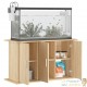 Meuble Marron Clair Pour aquariums de 100 X 40 cm. 3 Portes Support solide et stable pour auqariums