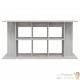 Meuble Aquariums Support Gris 120 X 40 cm. 1 étagère Support solide et stable pour aquariums