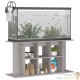 Meuble Aquariums Support Gris 120 X 40 cm. 1 étagère Support solide et stable pour aquariums