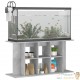 Meuble Aquariums Support Gris Béton 120 X 40 cm. 1 étagère Support solide et stable pour aquariums