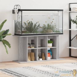 Meuble Aquariums Support Gris Béton 120 X 40 cm. 1 étagère Support solide et stable pour aquariums