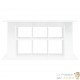 Meuble Aquariums Support Blanc 120 X 40 cm. 1 étagère Support solide et stable pour aquariums