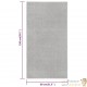 Tapis Salon Poils Courts. Gris Clair. 80 X 150. Design, Chaud & Confortable