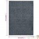 Tapis Salon Poils Courts. Gris Anthracite. 120 X 170. Design, Chaud & Confortable