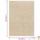 Tapis Salon Poils Courts. Beige. 140 X 200. Design, Chaud & Confortable