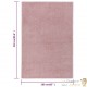 Tapis Salon Poils Courts. Rose. 160 X 230. Design, Chaud & Confortable