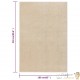 Tapis Salon Poils Courts. Beige. 160 X 230. Design, Chaud & Confortable