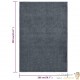 Tapis Salon Poils Courts. Gris Anthracite. 200 X 290. Design, Chaud & Confortable