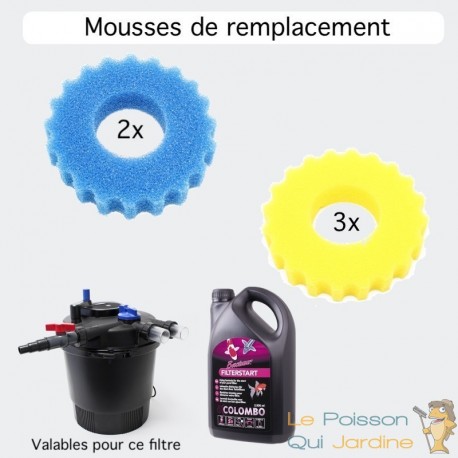 Comment nettoyer les mousses de filtre de bassin ? 