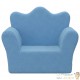 Fauteuil en mousse pour chambre enfant. Bleu. De qualité et Très confortable