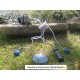 Set Aérateur Bulleur 15 cm Bassin De Jardin De 1500 À 4000 L. Pompe à air bassin + accessoires