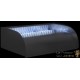 Cascade - Fontaine incurvée + LED Inox Bassin De Jardin & Piscine 45 x 34 x 14 cm