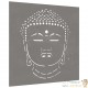 Plaque Tableau Décoration Murale Jardin 55 cm de long: Bouddha En Corten