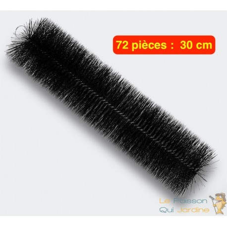 72 brosses de filtration 30 cm pour filtre de bassins de jardin