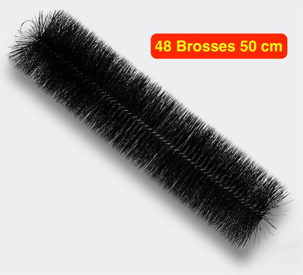 48 Brosses De Filtration 50 cm Pour Filtre De Bassins De Jardin