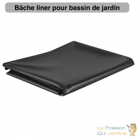 Bâche - Liner Bassin 3 x 4 m , 0,5mm d'épaisseur. Qualité et Performante. Mise en place Facile