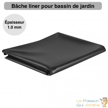 Bâche - Liner Bassin 4 x 3 m 1 mm d'épaisseur. Qualité et Performante. Mise en place Facile