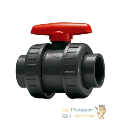 Vanne à Billes 63 mm pour bassins de jardin et irrigation