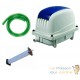 Set Aérateur Bassin Pompe à air 2700 l/h 1 diffuseur 30 cm SILENCIEUX. Pour 4000 litres environ